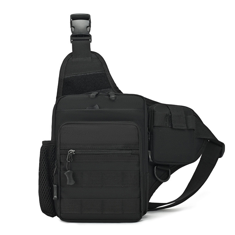 Muška crossbody torba (Oxford platno; prozračna; antibakterijska; proširivi kapacitet)