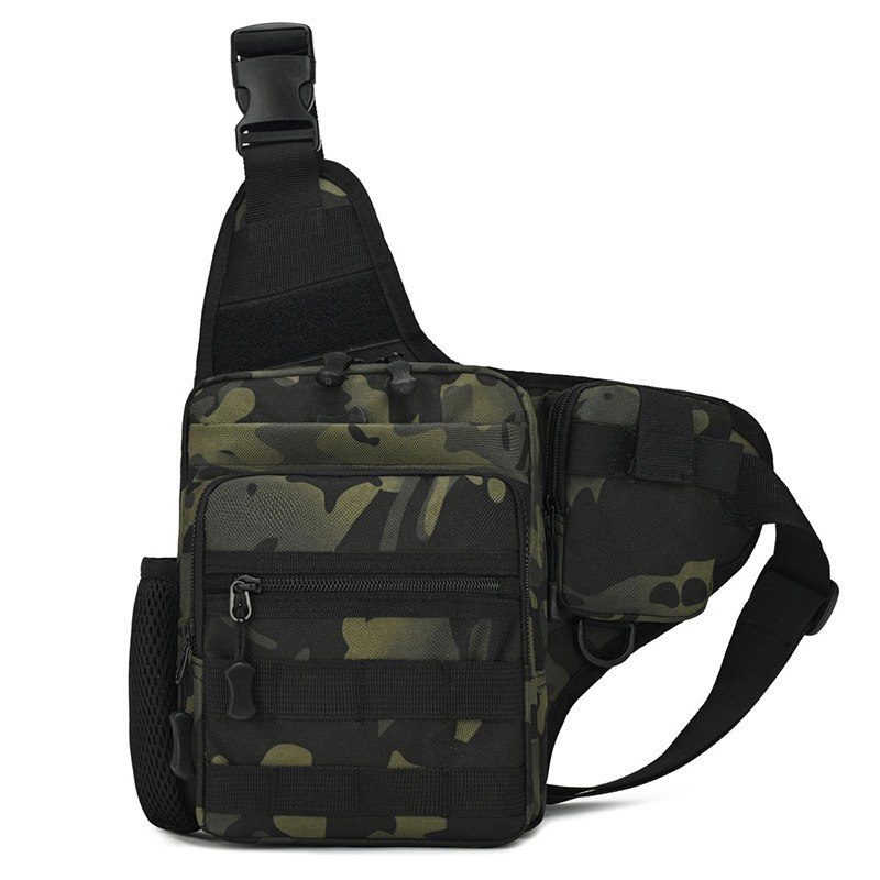 Muška crossbody torba (Oxford platno; prozračna; antibakterijska; proširivi kapacitet)
