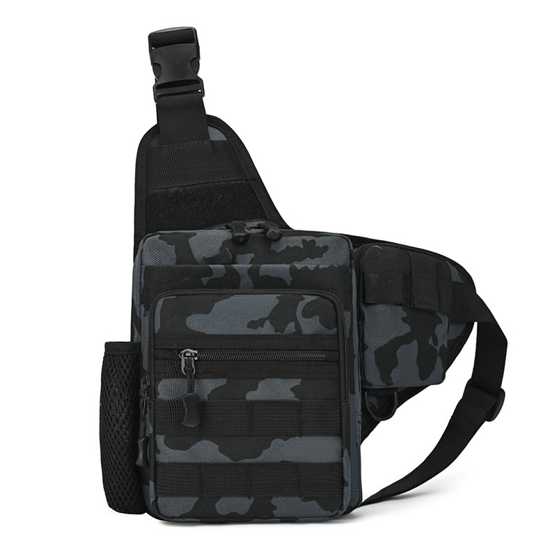 Muška crossbody torba (Oxford platno; prozračna; antibakterijska; proširivi kapacitet)