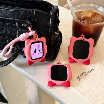 Silikonska zaštitna futrola za Apple Watch 1/2/3 generacije s dugim ružičastim užetom