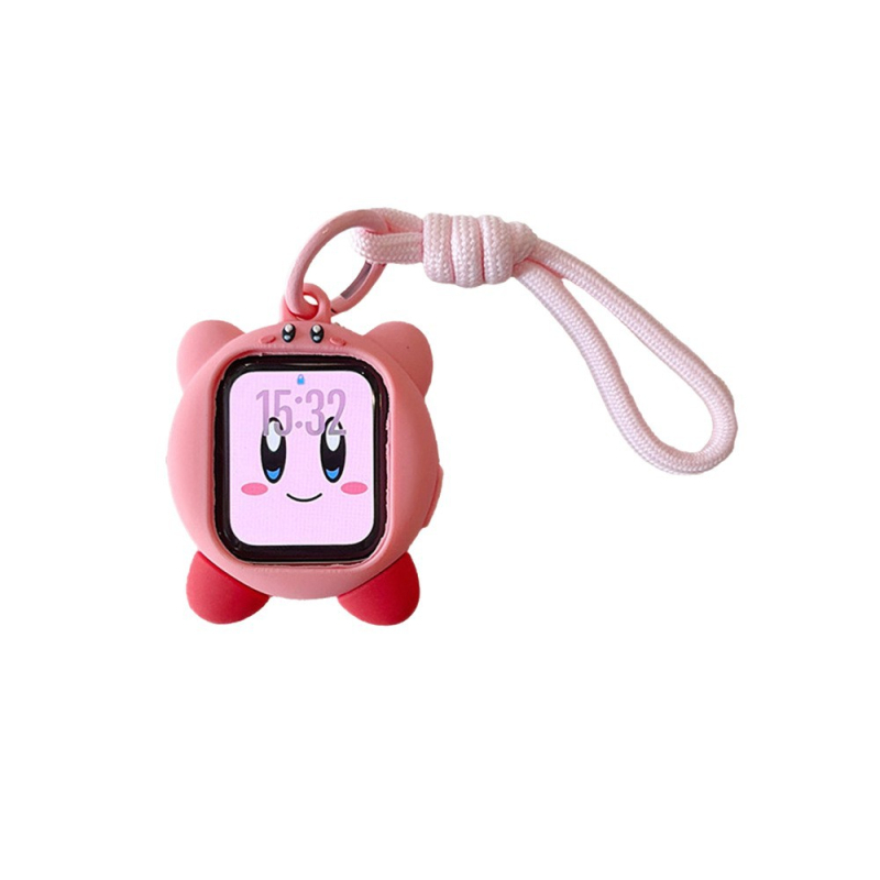 Silikonska zaštitna futrola za Apple Watch 1/2/3 generacije s dugim ružičastim užetom