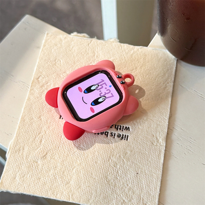Silikonska zaštitna futrola za Apple Watch 1/2/3 generacije s dugim ružičastim užetom
