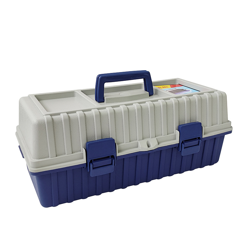 Πλαστικό κουτί εργαλείων, φορητό αποθηκευτικό κουτί εργαλείων για αυτοκίνητο, αδιάβροχο και ενισχυμένη κατασκευή