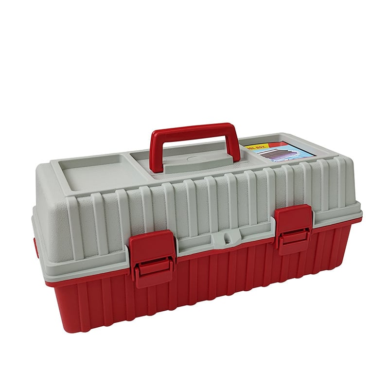 Πλαστικό κουτί εργαλείων, φορητό αποθηκευτικό κουτί εργαλείων για αυτοκίνητο, αδιάβροχο και ενισχυμένη κατασκευή
