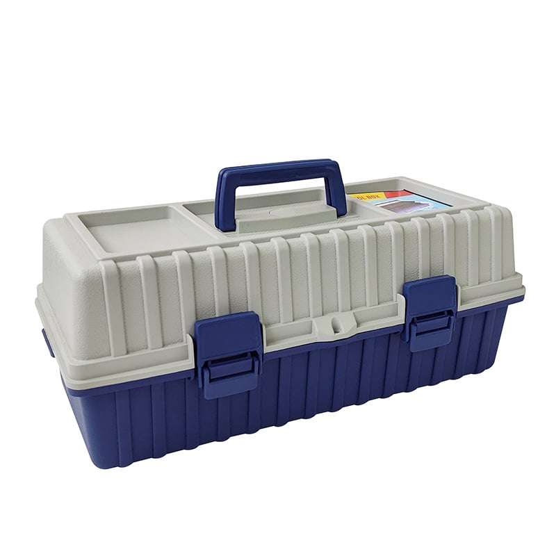 Πλαστικό κουτί εργαλείων, φορητό αποθηκευτικό κουτί εργαλείων για αυτοκίνητο, αδιάβροχο και ενισχυμένη κατασκευή