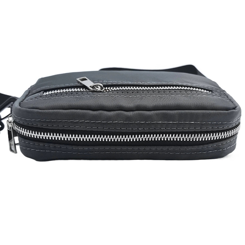 Muška crossbody torbica — gradska jednostavnost, najlon, prozračna podstava poliester, svakodnevna upotreba, zima 2025