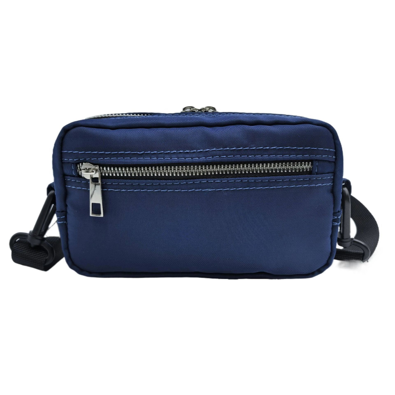 Muška crossbody torbica — gradska jednostavnost, najlon, prozračna podstava poliester, svakodnevna upotreba, zima 2025