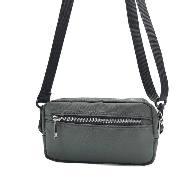 Muška crossbody torbica — gradska jednostavnost, najlon, prozračna podstava poliester, svakodnevna upotreba, zima 2025