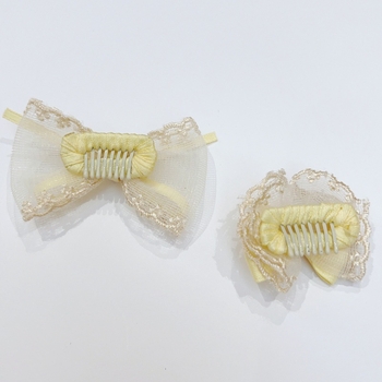 Klip za kosu za psa s mašnicom, princes stil, najlon materijal, univerzalna upotreba