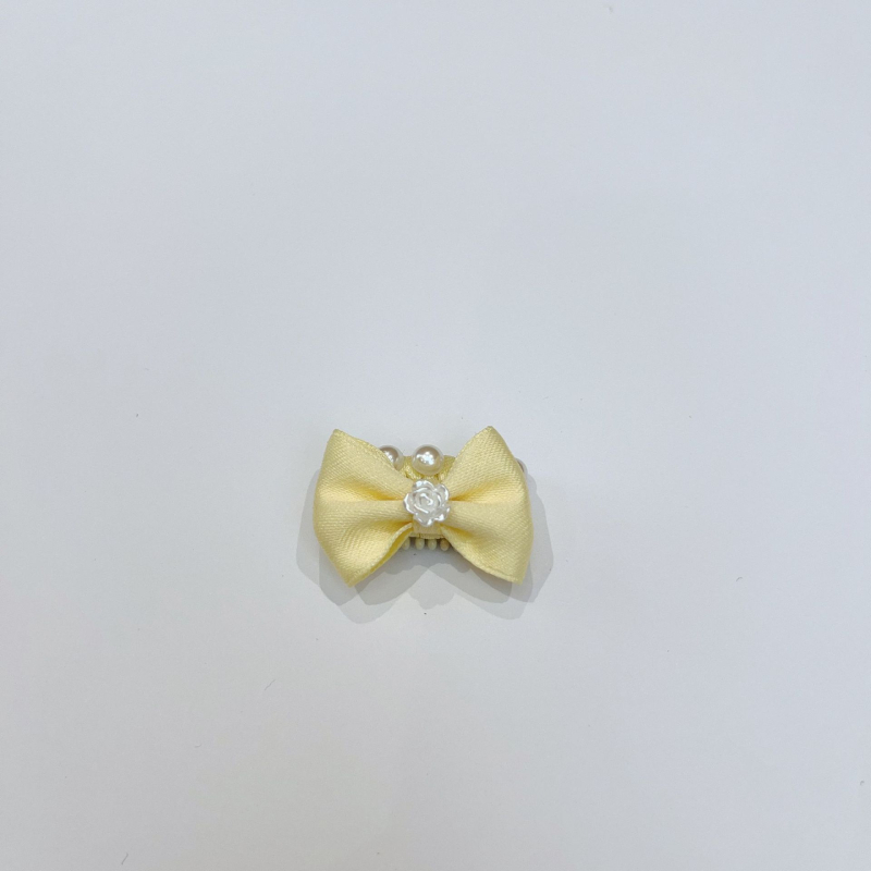 Klip za kosu za psa s mašnicom, princes stil, najlon materijal, univerzalna upotreba