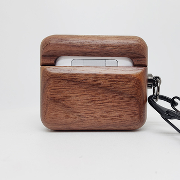Ξύλινη θήκη ακουστικών για Apple AirPods 4ης γενιάς – μασίφ ξύλο, χειροποίητη, σκληρή θήκη, καθολική συμβατότητα