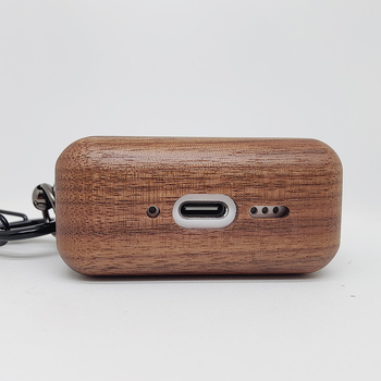 Ξύλινη θήκη ακουστικών για Apple AirPods 4ης γενιάς – μασίφ ξύλο, χειροποίητη, σκληρή θήκη, καθολική συμβατότητα