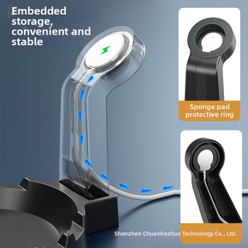 Apple Watch nabíjací stojan – Kreatívna základňa, kompatibilný so S8, S7 skladovací regál, ABS