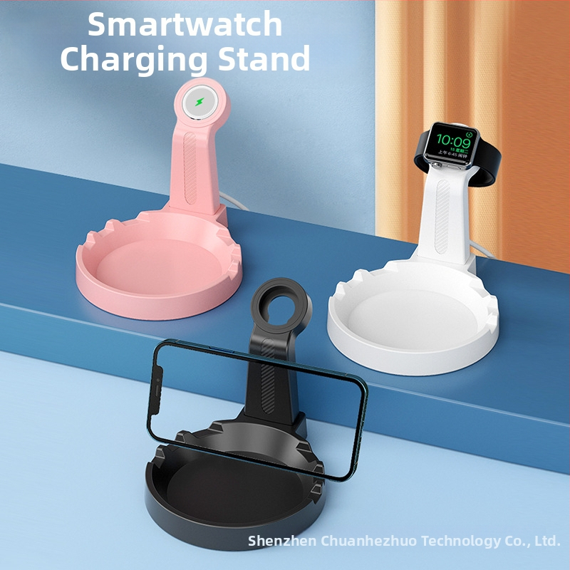 Apple Watch nabíjací stojan – Kreatívna základňa, kompatibilný so S8, S7 skladovací regál, ABS