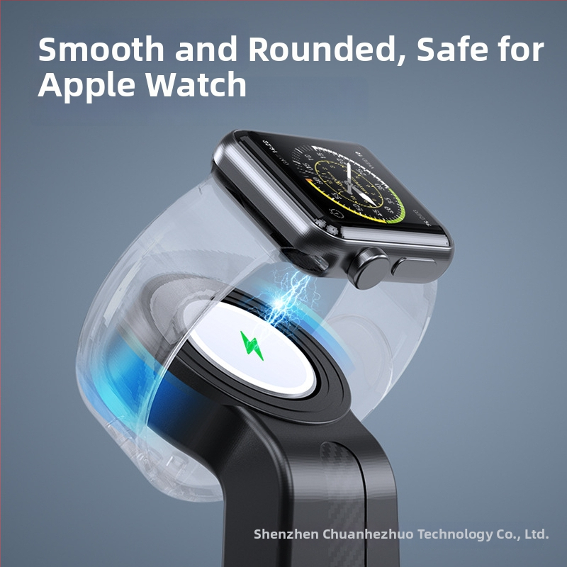 Apple Watch nabíjací stojan – Kreatívna základňa, kompatibilný so S8, S7 skladovací regál, ABS