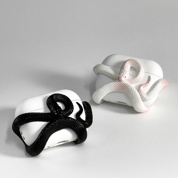 Xksu ochranný kryt zo série Had Apple AirPods Pro 3 a AirPods 4. generácie - cartoon štýl, Vstrekované formovanie, materiál PC