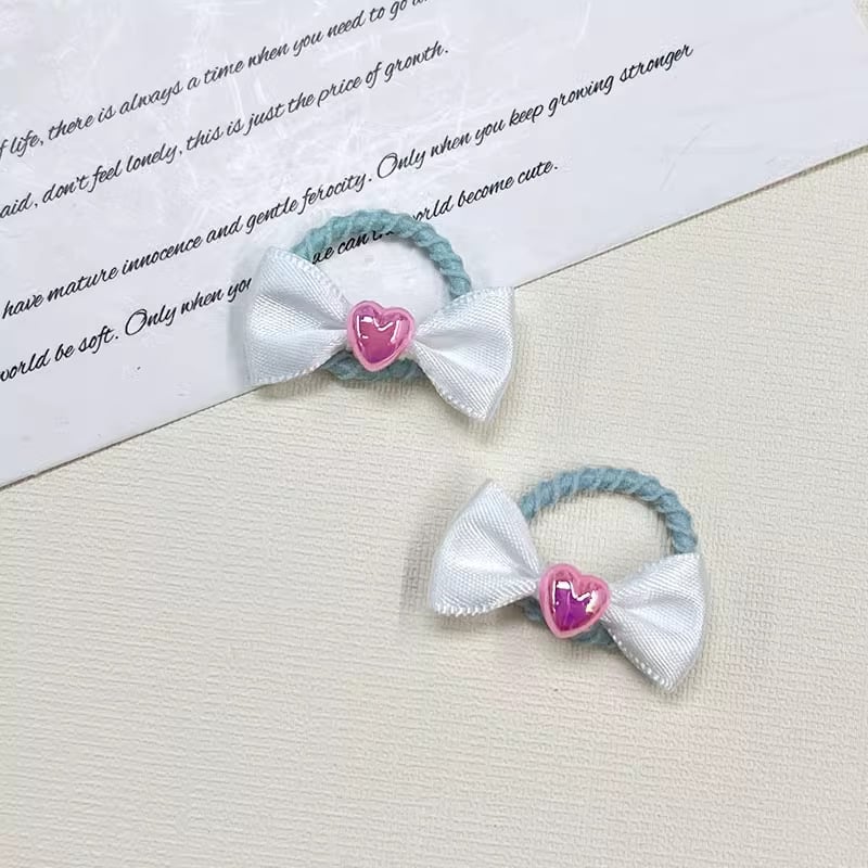 Clips de păr pentru animale de companie cu șnur împletit din poliester – Stil Teddy, BB Clip, Protecție împotriva deteriorării părului, Utilizare generală