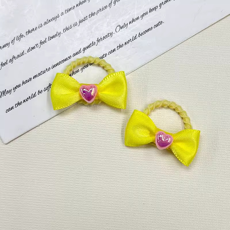 Clips de păr pentru animale de companie cu șnur împletit din poliester – Stil Teddy, BB Clip, Protecție împotriva deteriorării părului, Utilizare generală