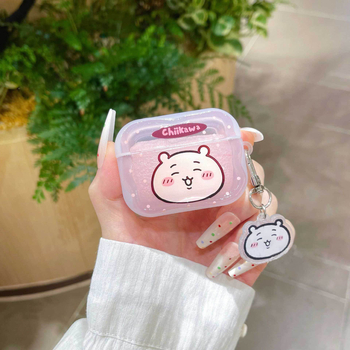 Husă TPU semi-transparentă pentru AirPods Pro 2/3/4 generații, portabilă, turnată prin injecție