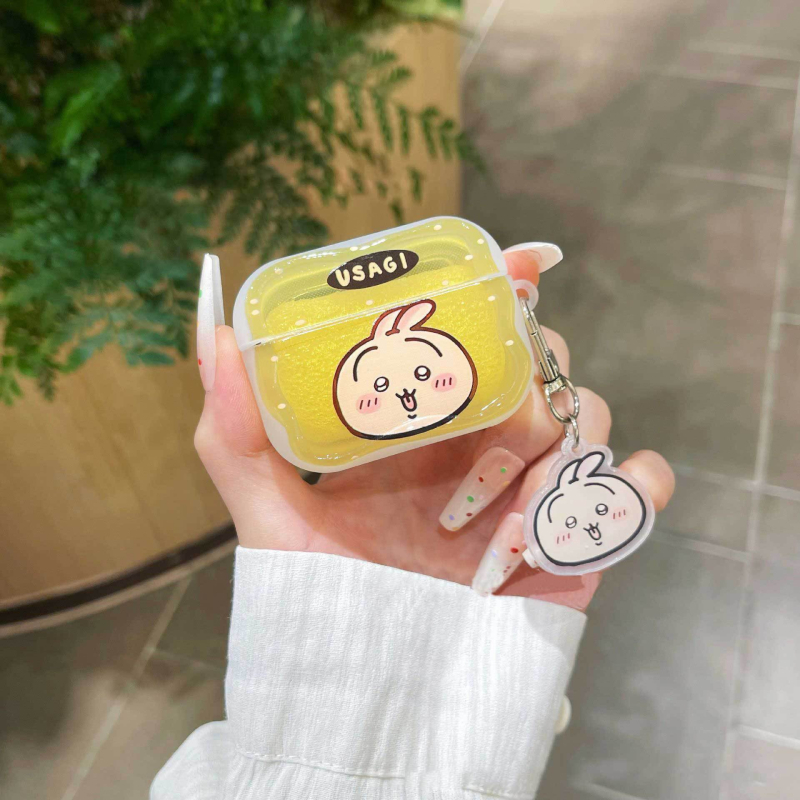 Husă TPU semi-transparentă pentru AirPods Pro 2/3/4 generații, portabilă, turnată prin injecție