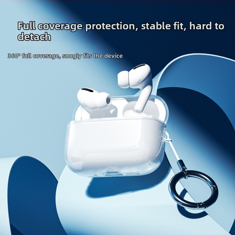 Ochranný obal Apple AirPods Pro 3/2, priehľadný TPU obal