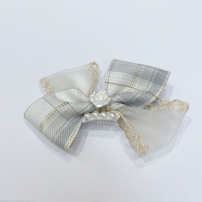 Clip de păr pentru câini cu funda, nylon, stil prințesă, potrivire universală