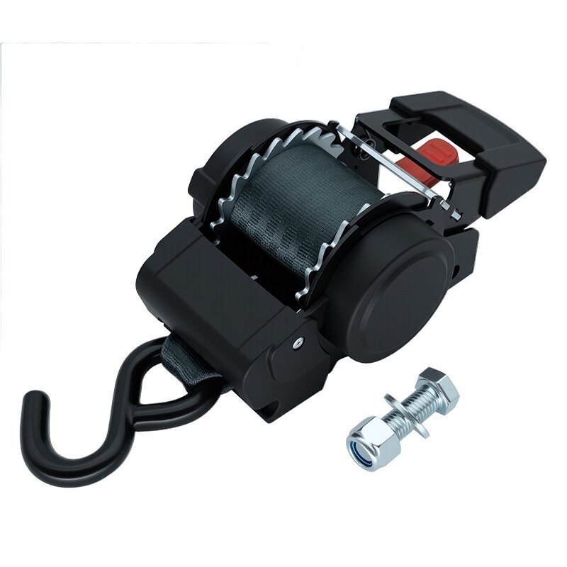 Smagas spriegošanas siksnas ar drošības sprādzēm, kravu transportam, vispārējai lietošanai