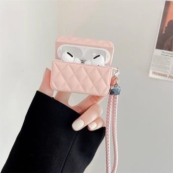Husă de protecție AirPods - piele artificială, gravură în relief, compatibilitate universală cu Apple AirPods