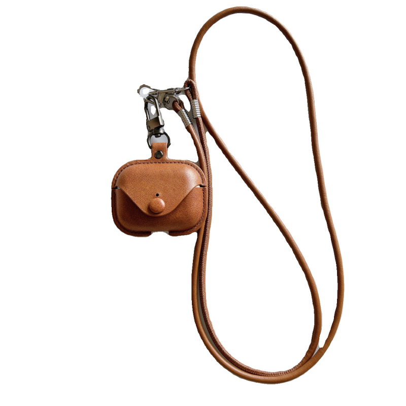 Carcasă pentru AirPods Pro 2 din piele sintetică, stil cartoon, imprimeu în relief, suport personalizare, compatibil Apple