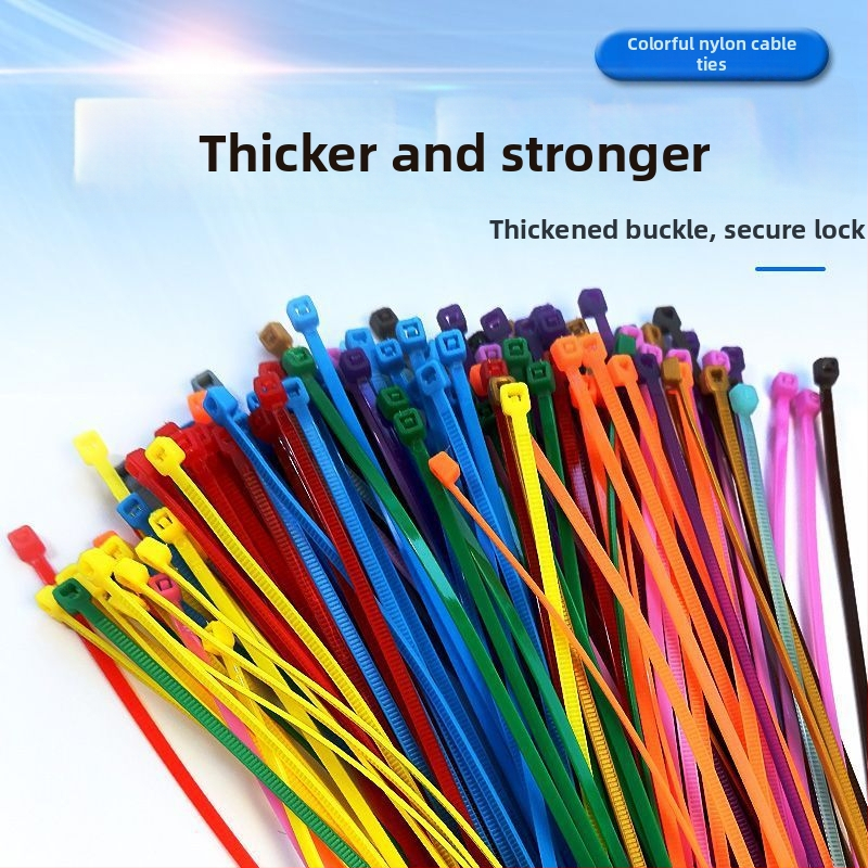 Iseseisvalt lukustuvad neilonist kaablisidemed, neilon 6, sobivad kodu- ja tööstuslikuks kasutamiseks, tulekindluse klass 95V-2, Rest