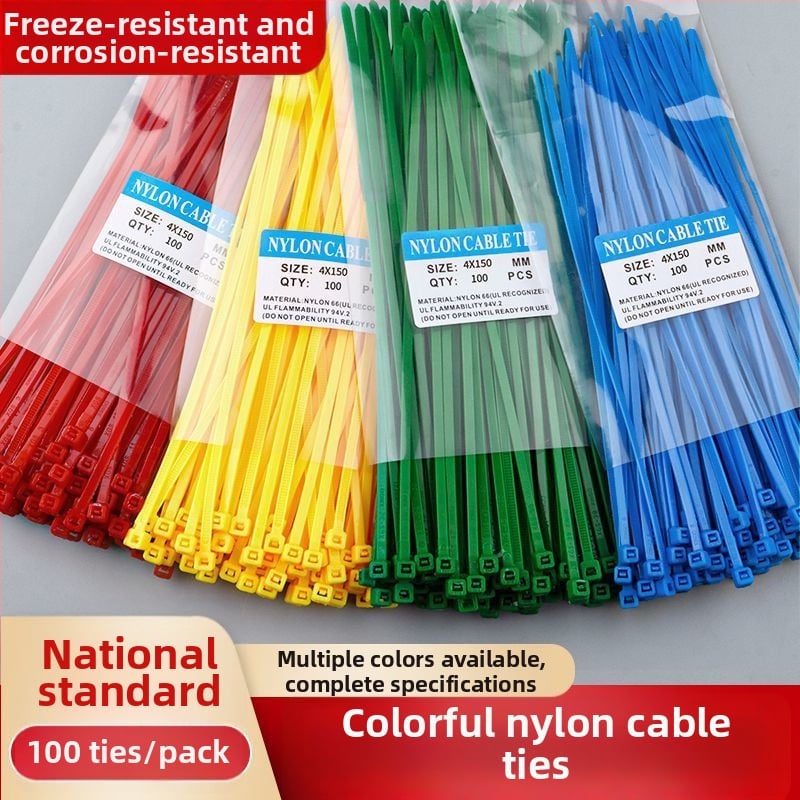 Pašslēdzamas neilona kabelu saitītes no neilona 6, piemērotas gan mājas, gan rūpniecībai, ugunsdrošības klase 95V-2, Rest