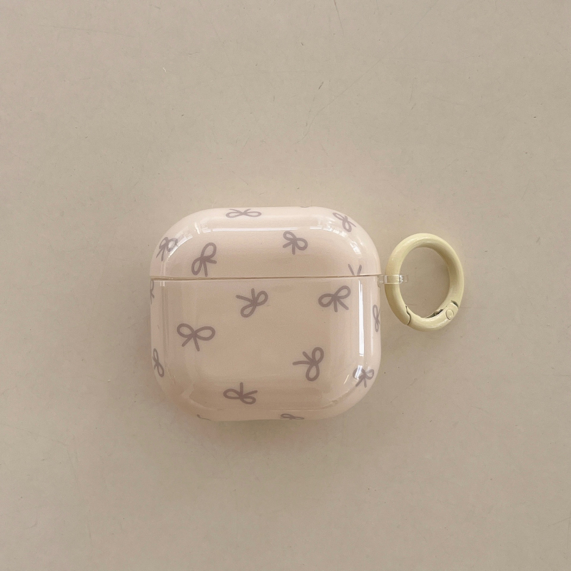 Θήκη προστασίας AirPods Pro με σχέδιο φιόγκο, TPU υλικό, ολοκληρωμένο περίβλημα, κατασκευή με έγχυση, συμβατή με Apple