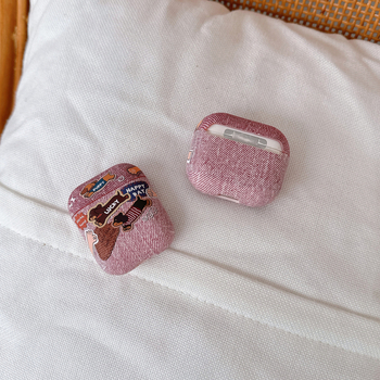 TPU védőtok Apple AirPods Pro 2 – teljes lefedettség, rajzfilmszerű stílus, matt felület, kézzel készített