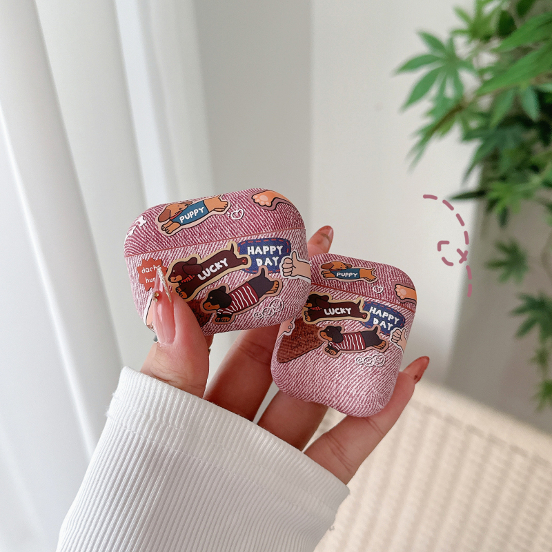 TPU védőtok Apple AirPods Pro 2 – teljes lefedettség, rajzfilmszerű stílus, matt felület, kézzel készített