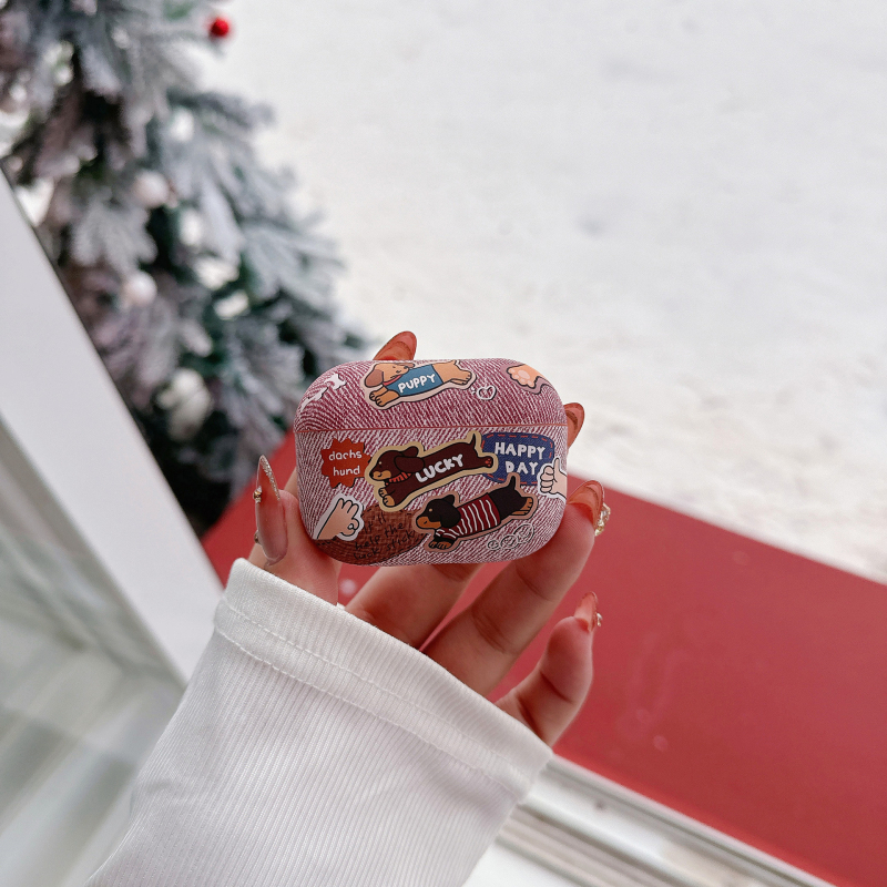 TPU védőtok Apple AirPods Pro 2 – teljes lefedettség, rajzfilmszerű stílus, matt felület, kézzel készített