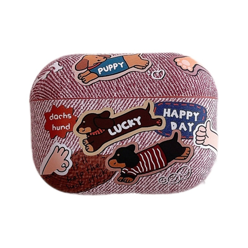 TPU védőtok Apple AirPods Pro 2 – teljes lefedettség, rajzfilmszerű stílus, matt felület, kézzel készített