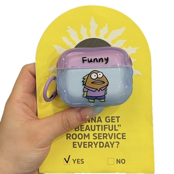 Roll-up silikonsko kućište za Apple AirPods 4. generacije sa SpongeBob dizajnom i otiskom