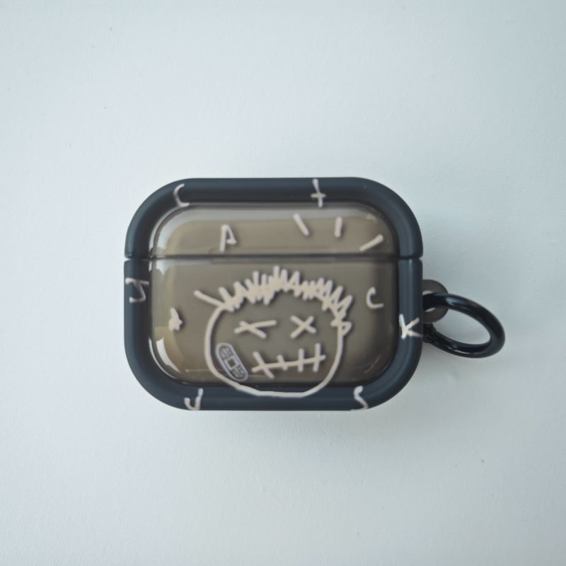 AirPods Pro dėklas su Travis Scott Grimace dizainu – TPU medžiaga, universali, injekcinis liejimas, prisitaikantis, suderinama su Apple AirPods Pro