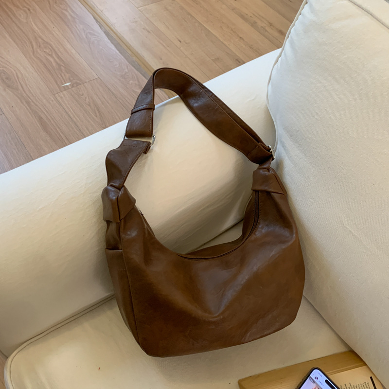 Crossbody torba za žene, gradski jednostavan stil, PU materijal, vodoravni kvadratni oblik, jesen 2025