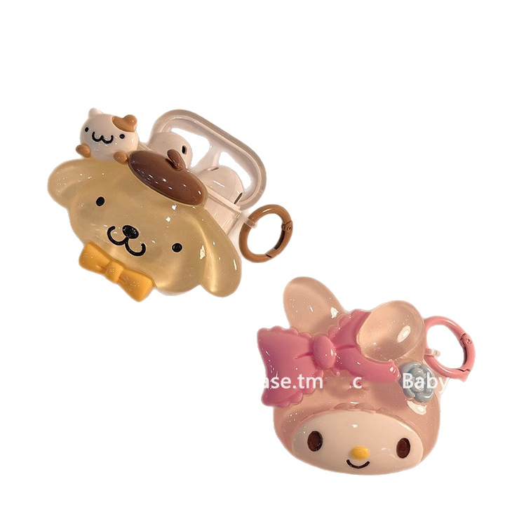 Canibao Θήκη Προστασίας AirPods από Σιλικόνη, Καρτούν Σχέδιο — Για AirPods 3ης Γενιάς, Συμβατή με 4ης και 2ας Γενιάς, Κατασκευή με έγχυση