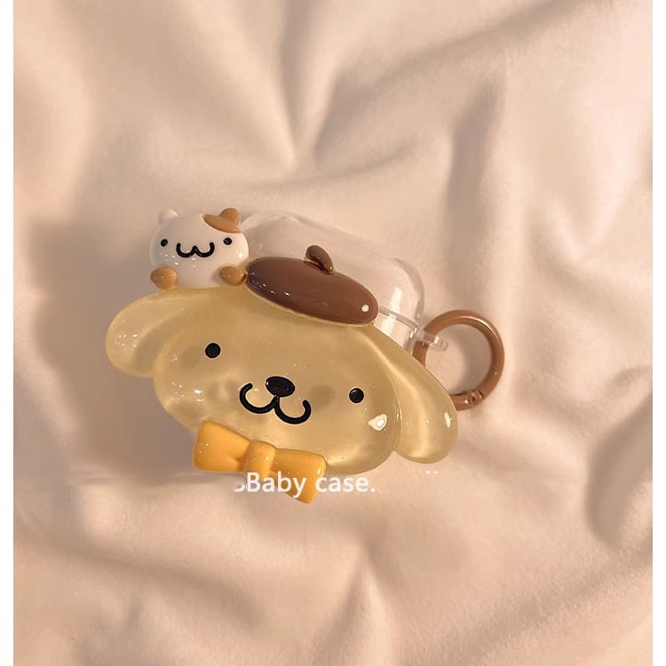 Canibao Θήκη Προστασίας AirPods από Σιλικόνη, Καρτούν Σχέδιο — Για AirPods 3ης Γενιάς, Συμβατή με 4ης και 2ας Γενιάς, Κατασκευή με έγχυση