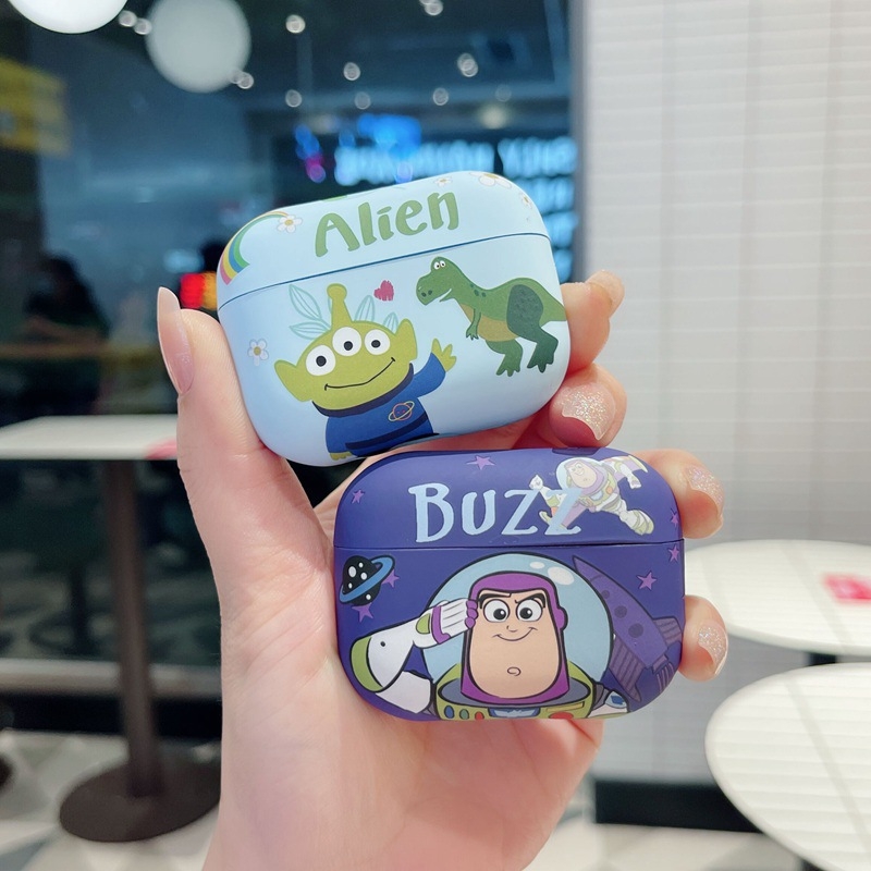 Husă de silicon pentru AirPods Pro 2, cu design astronaut desen animat, finisaj mat, turnare prin injecție