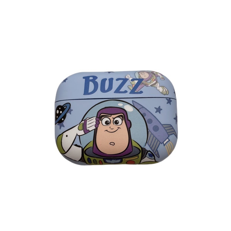Husă de silicon pentru AirPods Pro 2, cu design astronaut desen animat, finisaj mat, turnare prin injecție