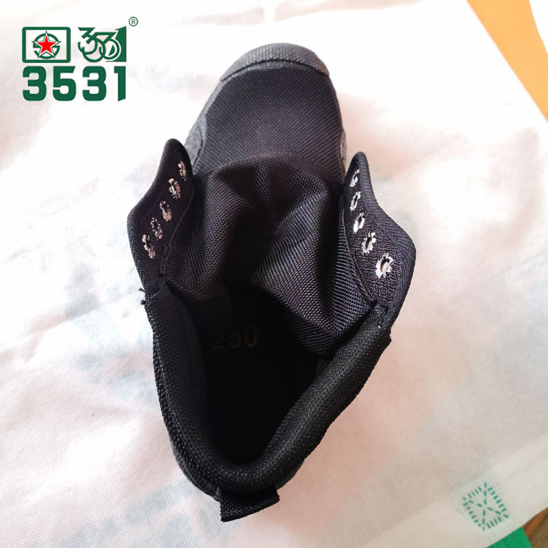 Pantofi de lucru înalți de protecție, anti-derapare, rezistenți la uzură, absorbție a șocurilor, model camuflaj, exterior din pânză, talpă din cauciuc, șireturi, Unisex