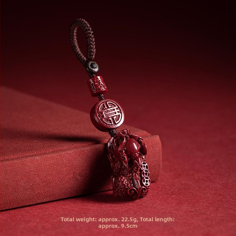 Cinabaro vėrinys su Pixiu, viduramžių stilius, literatūrinis retro