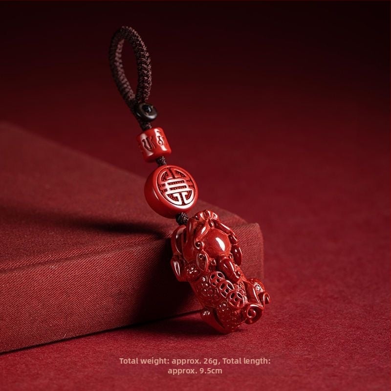 Cinabaro vėrinys su Pixiu, viduramžių stilius, literatūrinis retro