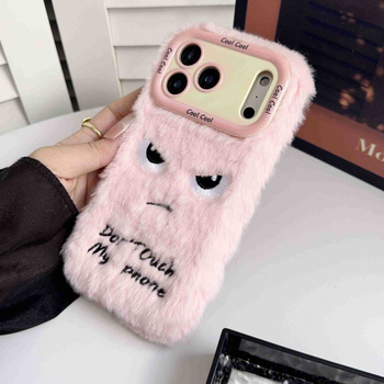 Калъф за гръб за iPhone с плюшена бродерия, TPU материал, антипадение, съвместим с iPhone 13 Pro Max, iPhone 14, iPhone 14 Pro, iPhone 14 Pro Max и iPhone 14 Max