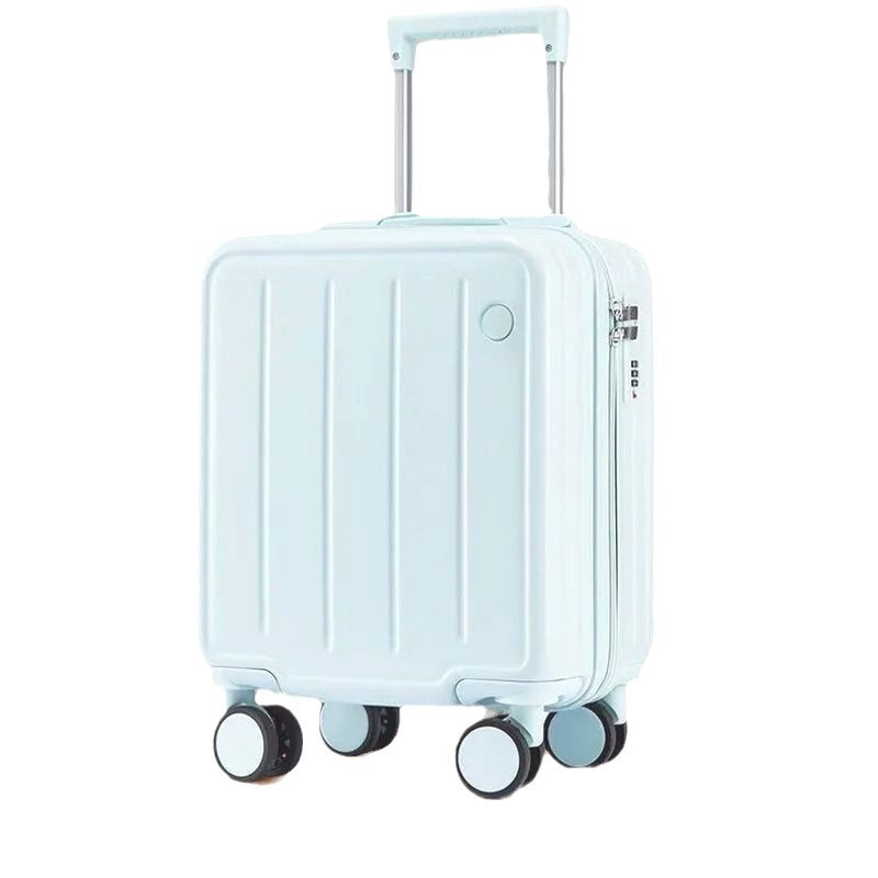 Bagaj cabină din ABS+PC, 2 kg, deschidere cu fermoar, roți universale, lacăt cu combinație obișnuită
