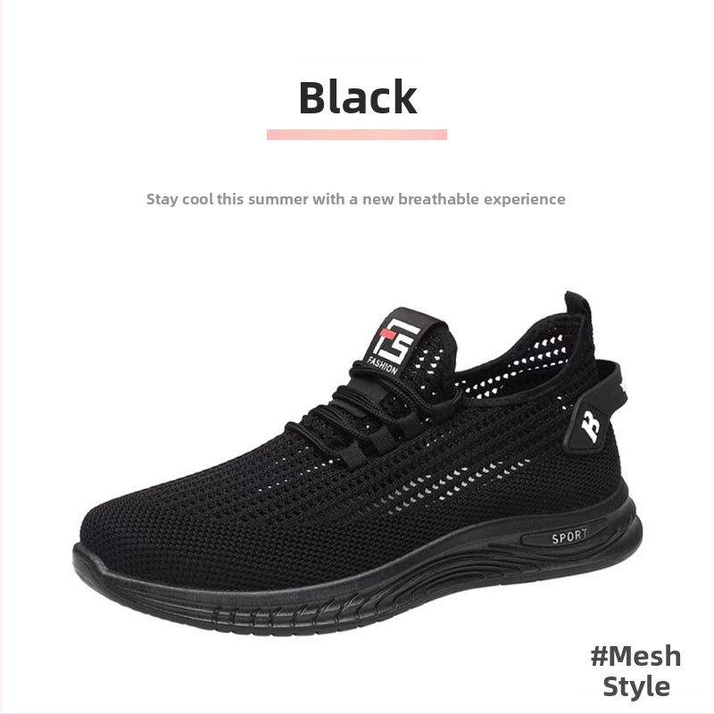 Szellőző hálós sportcipő, textil felső, elöl fűzővel, csúszásmentes PVC talp