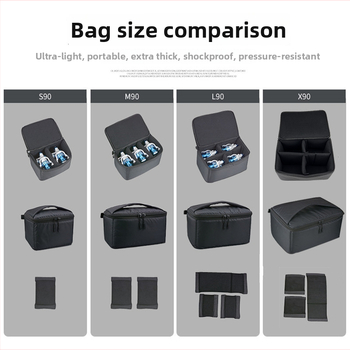 Taška na zrkadlovku — vodeodolná, odolná voči opotrebeniu i otrasom; materiál: polyester; podšívka: polyester; štýl: kabelka; jar 2024